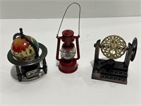 Vintage miniature diecast pencil sharpeners -