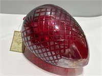 Large Hand blown Glass Ornament - about 9 inches