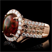 2.31ct Opal & 1.77ct Diamond Ring - 14K Gold