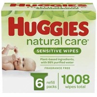 Huggies Wipes  Unscented  6 Packs (1008)