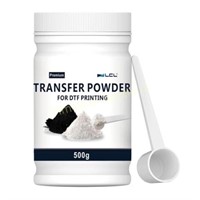 DTF Powder 500g/17.6oz Black Transfer Adhesive