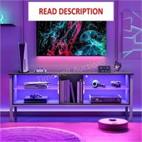 Bestier 70in Gaming TV Stand  LED  Black