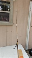 7' fishing pole and reel