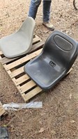 Lawn mower tractor seats