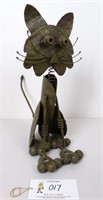 Another Whimsical Folk Art Metal Sculpture Of A