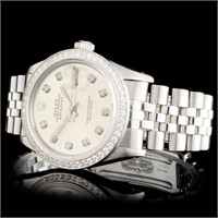 36mm Diamond Rolex DateJust SS Watch