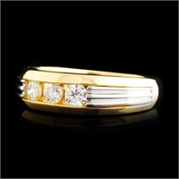 0.39ctw Diamond Ring in 18K Gold & Platinum
