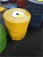 RUBBER PLATES 400 LBS