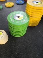 RUBBER PLATES  265 LBS