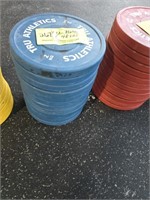RUBBER PLATES  48 LBS