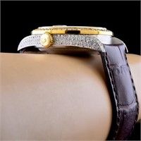 36mm Rolex DateJust 2.85ctw Diamonds Watch