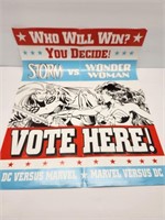 1995 11x17" Storm vs. Wonder Woman Poster