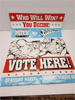 1995 11x17" Superman vs. The Hulk Poster