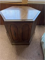Hexagon Shaped End Table