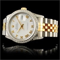 1.50ct Diamond 36MM Rolex DateJust Watch