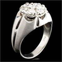 Diamond Ring: 1.30ctw, 14K White Gold