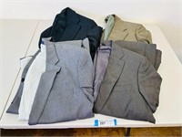 (4) Men's Sport Coat Suit Jackets (sizes below)