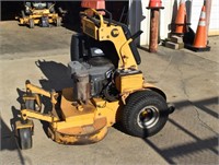 Wright Stander mower, starts, drives, operates; as