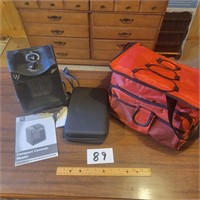 Ceramic Heater, Case and Bag Lot