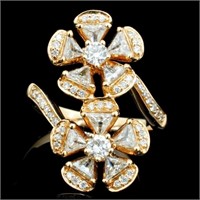 1.93ctw Diamond Ring in 18K Rose Gold