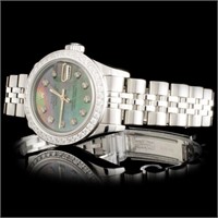 Diamond Ladies Rolex SS DateJust Watch