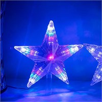 NEW 3D LED Christmas Star Tree Topper