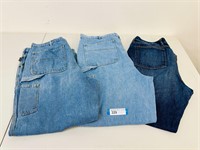 2 Pair Men's Jeans size 40x32 & 1 Pair 40x30