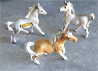 Vintage Lot of 3 Toy Horses Breyer?