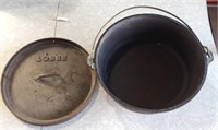 Cast Iron CI Kettle with Lid Lodge Brand