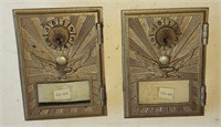 Sei of 2 Vintage Post Office Box Doors