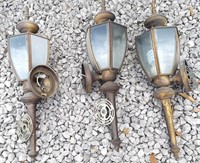 Set of 3 Outdoor House Lights All work