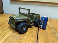 VTG Ideal Toy Mighty Mo Army Jeep Friction Motor