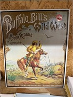 Metal Buffalo Bill Sign