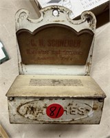 Vintage Garner Advertising  Match Box