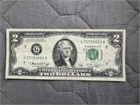 $2 Dollar Bill