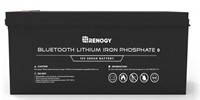 Qty 1 12V 200Ah Lithium Iron Battery w/ Bluetooth