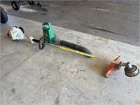 Stihl FS 55R Weedeater and electric blower