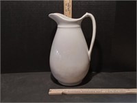 Homer Laughlin White 11" Tall Pitcher