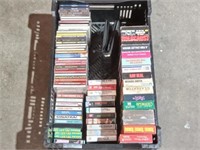 VHS, CD's and Cassette Tapes Box Lot