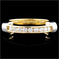 14K Yellow Gold Ring with 0.25ct Diamonds