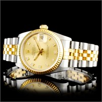 31MM Rolex DateJust 68273 Diamond Watch