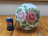 VTG Handpainted Floral Globe Lampshade