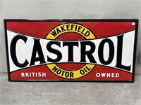 Original Embossed CASTROL WAKEFIELD MOTOR