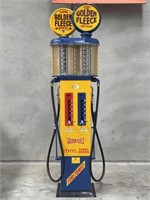 Restored Double G&B 5 Gallon Visible Petrol Pump