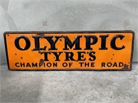 Original Embossed OLYMPIC TYRES CHAMPION OF THE