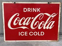 Original DRINK COCA-COLA ICE COLD Double Sided