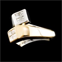 14K Gold Ring with 0.48ctw Diamonds