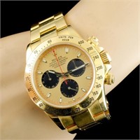 18K Gold Paul Newman RolexDaytona Watch - 40MM