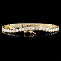 4.52ctw Diamond Bracelet in 14K Gold