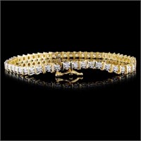 1ctw Diamond Bracelet in 14K Yellow Gold